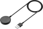 TenCloud Replacement Charger intended for Galaxy Watch Active 2 40mm 44mm/Galaxy Watch 4 Classic 42mm 46mm USB Charging Cable 100cm-Galaxy Watch 4 40mm 44mm (Black)