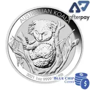2021 $1 Perth Mint Koala 1oz .999 Silver Bullion Coin in Capsule