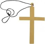 Monk Cross Necklace (Costume Accessory)