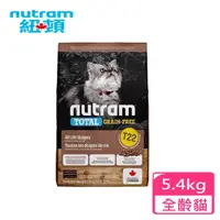 在飛比找momo購物網優惠-【Nutram 紐頓】T22無穀全能系列-無穀貓火雞肉 5.