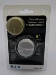 Eaton - R106P-VW - Rotary Dimmer Switch - 120VAC - White/Ivory - Lot of 5