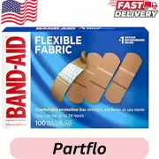 Band-Aid Brand Flexible Fabric Adhesive Bandages, 100 Count