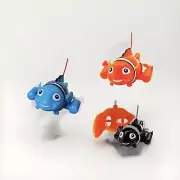 Keiko Mini ClownFish R/C Water Fish RC Toy Bundle - Triple Race