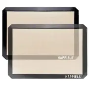 NonStick Baking Mats for 15 inch Sheets 2-Pack | Silicone Nonstick Baking Mat...