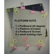 Platform Suite (incl metal platform, perfboard, screws, springs & thumb screws)