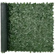 Ivy Privacy Fence, 59 x 98 in Artificial Green Wall Screen, Greenery Ivy Fence with Mesh Cloth Backing and Strengthened Joint, Faux Hedges Vine Leaf Decoration for Outdoor Garden, Yard,