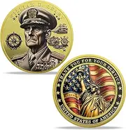 United States General Military Challenge Coin Thank You for Your Service Souvenir Commemorative Collection - William D. Leahy