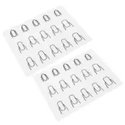 2Pcs Nail Stamper Nail Tech Table Silicone Stamper Nails Nail Table Mat