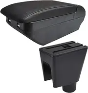 Box for Chevrolet for Spark III for Aveo T200 Console Storage Box Decoration Car Accessories Interior Part Box Center Console(B White line NO USB)