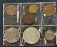 在飛比找Yahoo!奇摩拍賣優惠-銀幣H19--澳門套幣7枚--含2枚銀幣包括少見的1952年