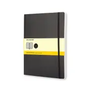 Moleskine Classic Grid Soft Cover Notebook Extra Large (Black)