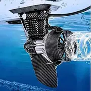 Underwater Thruster, Electric Surfboard Fin, Adjustable Speed, Remote Control Distance Up to 5 Meters, It Fits Well On Many Smaller Boats Fin Kit(24V)-1