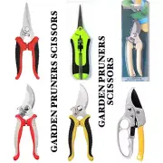 Steel Plant Flower Scissors Garden Pruning Shears Non-slip Tree Clippers Lot