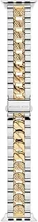 [Michael Kors] Band for Apple Watch; Stainless Steel Smart Watch Bands for Women; Compatible with Apple Watch 38mm, 40mm, 41mm
