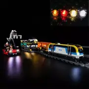 USB Light Kit for LEGO City Freight Train 60336 Bricks Building Set (NOT INCLUDE