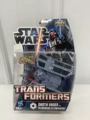 Star Wars Transformers Crossovers Darth Vader To Tie Advanced X1 Starfighter