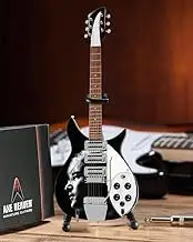 Axe Heaven John Lennon Fab Four Tribute Radio Days Rickenbacker Mini Guitar Replica Collectible FF-004