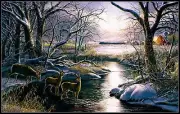 A Country Silent Night - Counted Cross Stitch Patterns Needlework embroidery