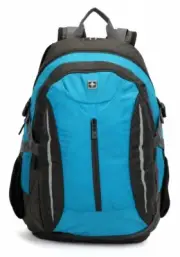 SUISSEWIN Swiss Waterproof Travel/School/Work Backpack SN9209 Blue Lightweight