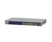 Netgear (GS724TP) 24-Port Smart Managed Switch PoE+(24) 190W SFP(2)