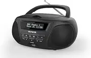 Aiwa CD/DAB/FM/Bluetooth/USB Boombox Stereo with Handle, Black