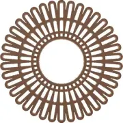 28 in. O.D. x 10-3/8 in. I.D. x 3/4 in. P Cornelius Architectural Grade PVC