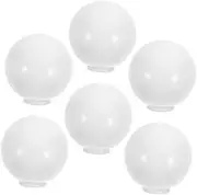 TOKIDNY Led Light Globe Cover Round Anti Fog Diffuser Lampshade High Temp Pc Material Easy Install Full Pack Set for Led Bulbs