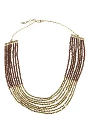 Metal Beaded 3 Panels Chain Back Nl--ADO-ANA-7434
