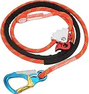 Safety Rope, Lanyard Adjustable Positioning Fall Protection with Automatic Lock, Manual Fall Arrester, for Climbing, Expansion, Power Restoration, Engineering Protection