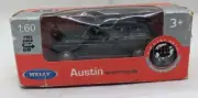 Welly Austin Series Die Cast Black Metal Car SEALED! Pull-Back GO⏩ 1:60