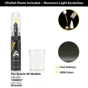 Touch Up Paint For Scania All Models 1366637 Grauoliv With Polish Paste