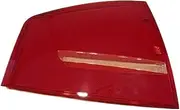 Compatible For AUDI A8 2008 2009 2010 Rear Taillight Shell Brake lights Shell Taillight Glass Replacement Auto Rear Shell Cover(Outside Left)