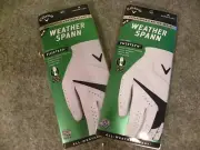 2 Callaway Women's Golf Gloves Medium