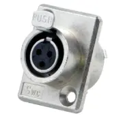 SWITCHCRAFT TY3F FEMALE 3 PIN MINI XLR SOLDER TERMINALS