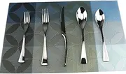 (1, 4-Set-Silver) - Uniturcky Cutlery Set 18/10 Stainless Steel Flatware Set Kitchen Silverware Tableware Dinnerware Utensil Set Steak Knife,Mirror Polished Silver,20-Piece Set, Service for 4