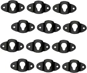 DOITOOL 20pcs Speaker Hook Mounts Mounted Hanger Connector for Audio Speaker Hanger Plate for Surround Speaker Music Speaker Hanging Speaker Bracket Speaker Hanger Connector Black Iron