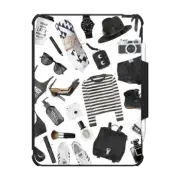 iPad Pro 11-inch (M4) Impact Folio Case black and white fasion