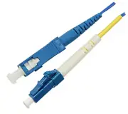 2m LC-SC Simplex 9/125 OS2 Singlemode Fiber Optic Patch Cable OFNR Yellow 6FT