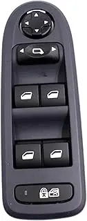 Electric Master Power Door Window Lifter Control Switch Button Locks Compatible for Peugeot 308 5 Door Hatchback Wagon 96644915 2007-2012