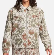 NIKE DEVON BOOKER REPEL BASKETBALL JACKET AOP FLORAL WIVEN JACKET SZ XXL-TALL