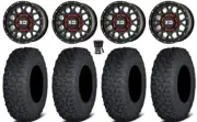 KS135 Grenade 14" Wheels Bk +38mm 28" Coyote Tires RZR XP 1K / PRO XP