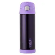 Thermos 470ml Funtainer Vacuum Insulated Drink Bottle Purple Stainless Steel