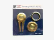 GOLF - PGA TOUR PARTNERS CLUB LIFE MEMBER - DIVOT REPAIR TOOL & KEYRING - NEW