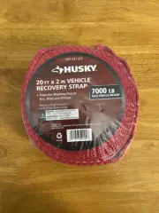 Husky 20 ft. x 2 In Vehicle Recovery Strap 7000 Load Capacity
