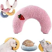 Plinko Dog Pillow, U-Shaped Dog Neck Pillow, Calming Pillow, Super Soft Pet Pillow, Dog Calming Pillow for Relief of Anxiety