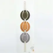 Boho Hand-Woven Macrame Hat Display Rack 3 Hat Rope hanger Hanging Cap Holder