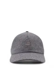 [Brunello Cucinelli] Brunello Cucinelli-Virgin Wool Baseball Hat-Uomo M