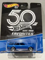 HOT WHEELS ‘71 DATSUN BLUEBIRD 510 WAGON 50th ANNIVERSARY FAVORITES SEALED