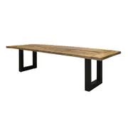 [Florabelle Living] Boatwood Tabletop 2.2M - Top Only