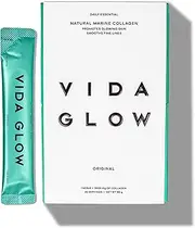 [Vida Glow] Natural Hydrolyzed Marine Collagen Sachets | Promotes Glowing Skin + Smoothes Fine Lines (Original, 30 Sachets)